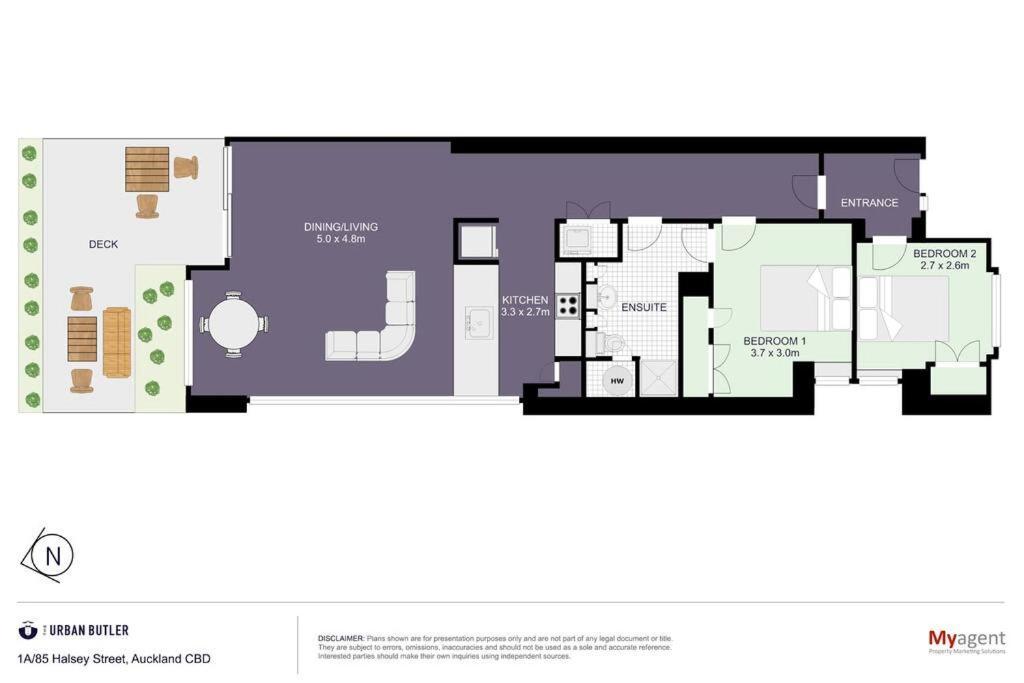 Elegant & Sunny Living With Stunning Marina Views Appartement Auckland Buitenkant foto
